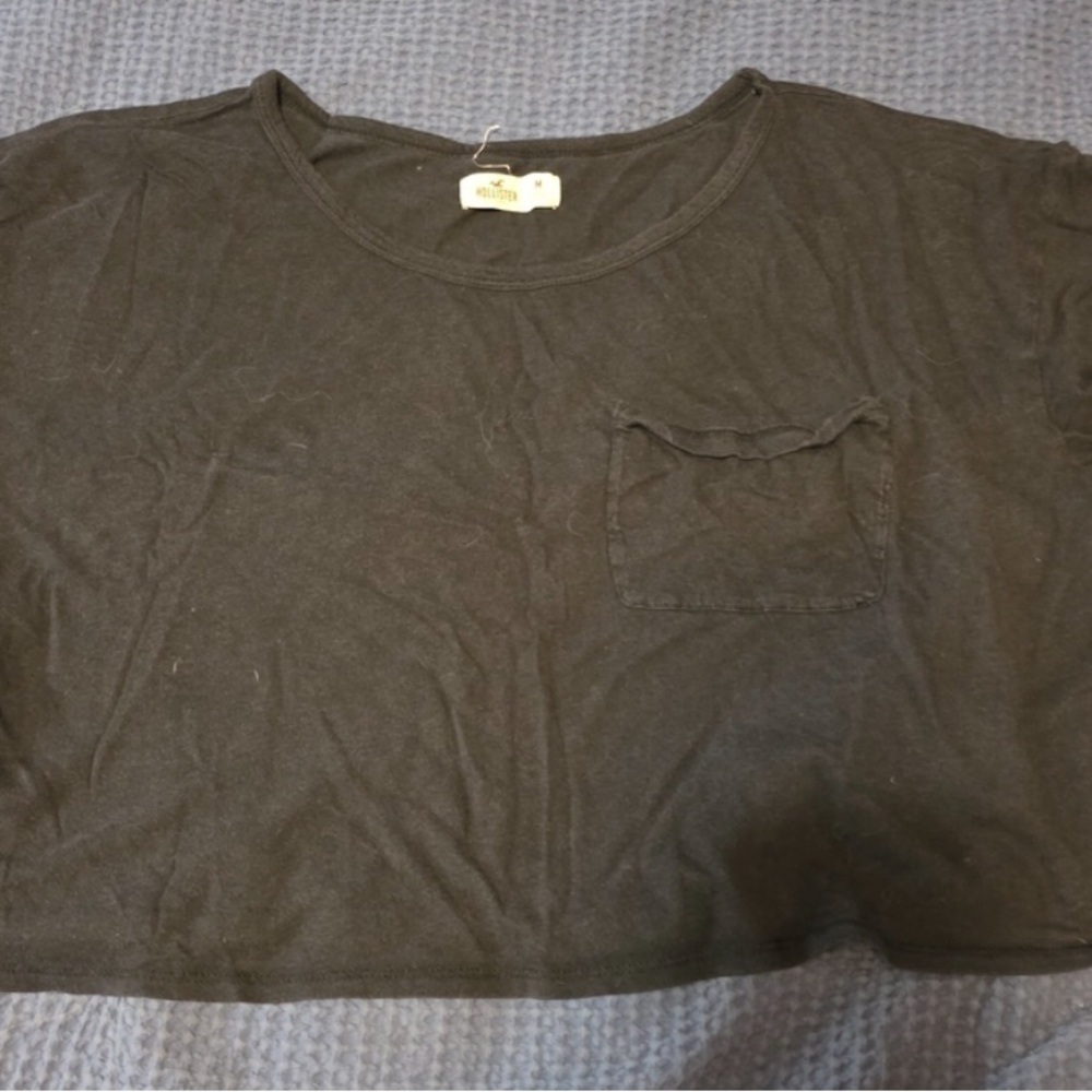 Hollister Black Crop Top
